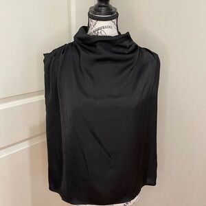 ASTR The Label Black Sleeveless Blouse Size Large